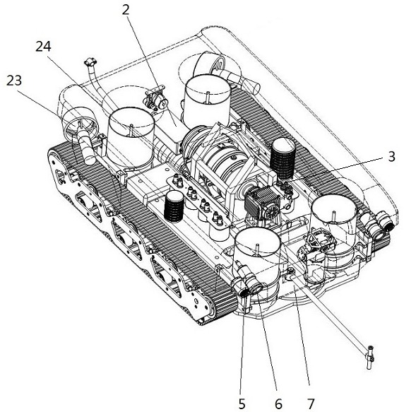 Boat bottom cleaning robot