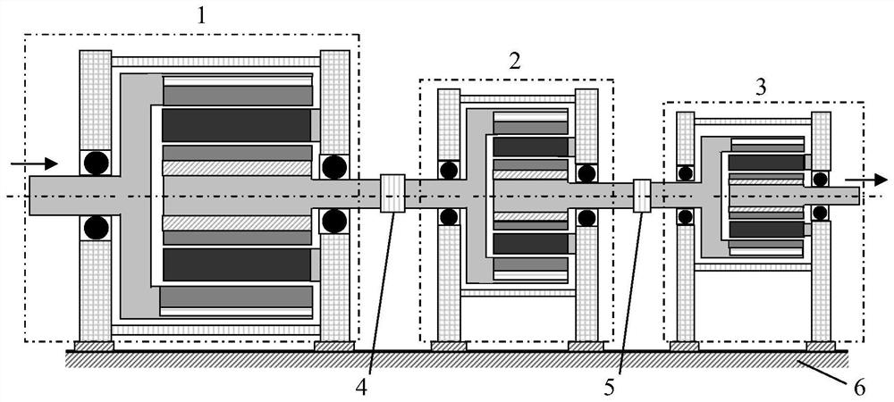 Magnetic gear box for high-power wind driven generator