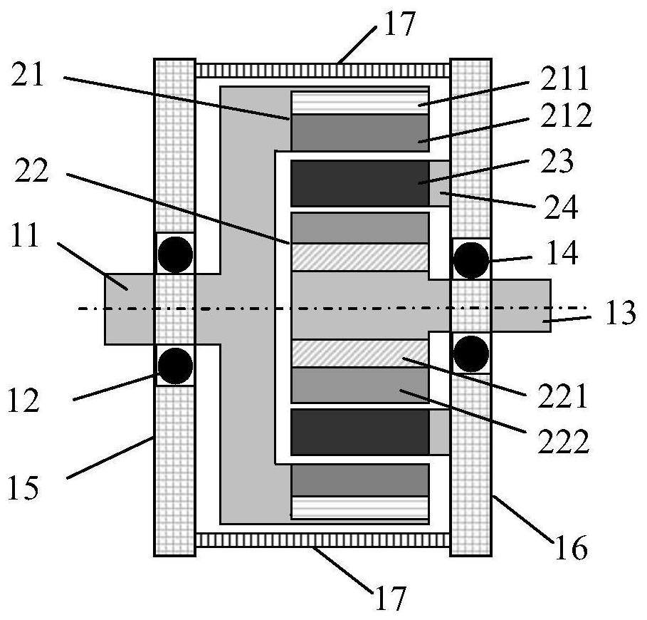 Magnetic gear box for high-power wind driven generator