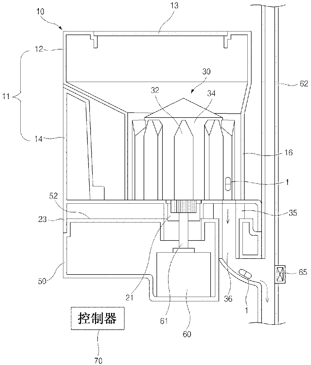 Tablet medicine cassette for device for wrapping medicine and method for operating same