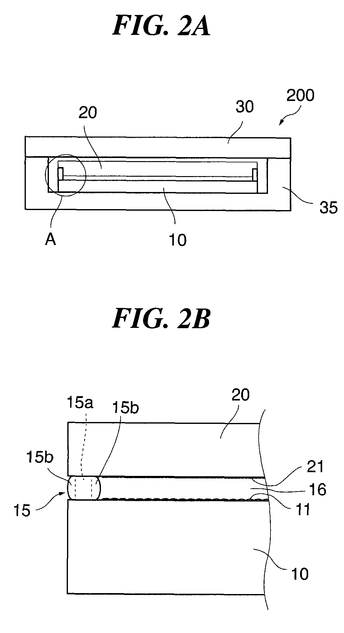 Image pickup element unit with an image pickup element on a substrate for picking up an image and an optical low pass filter spaced from the image pickup element