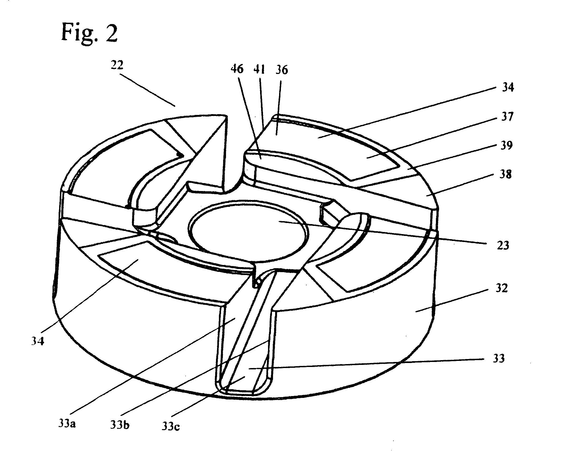 Stabilizing drive for contactless rotary blood pump impeller