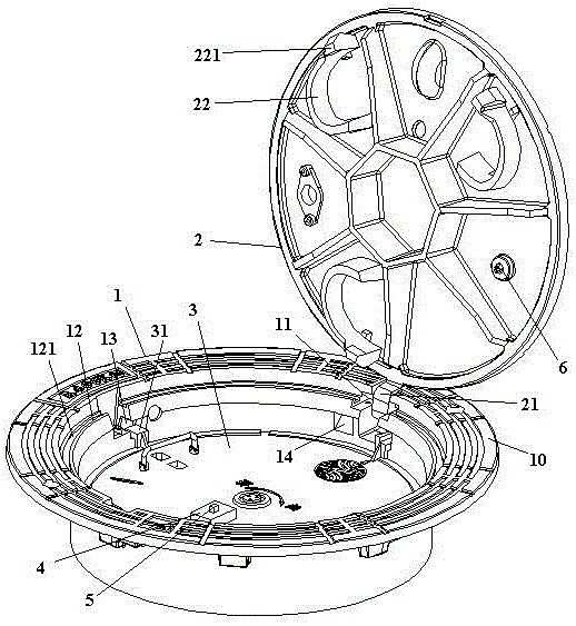 Inclined manhole cover alarm system and alarm method