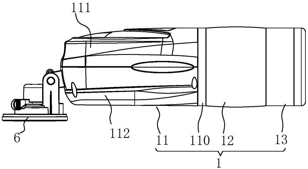 A telescopic rotary massager