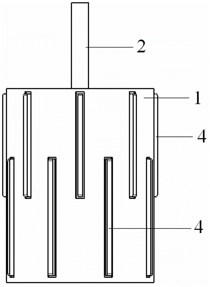 A cylindrical hole honing head device and its construction method