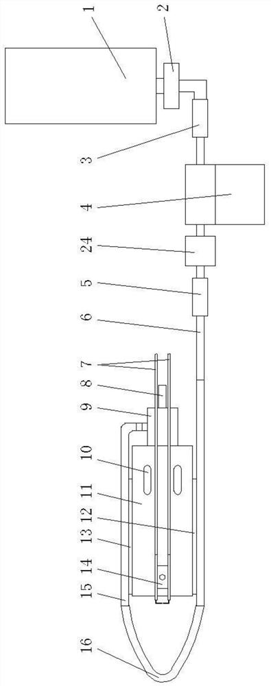 Combustion device for smoke sprayer on plant protection unmanned aerial vehicle