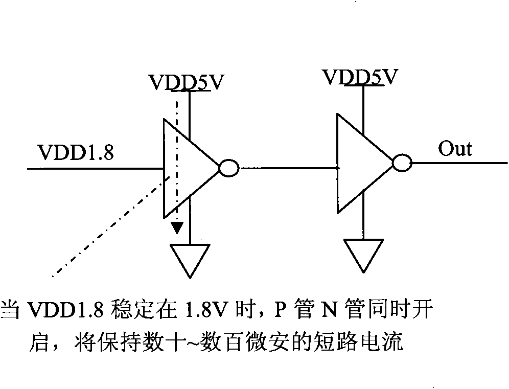Hybrid latch applied to multi-power supply system on chip