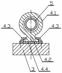 A Horizontal Rotation Mechanism Applicable to Off-Position Movable Hinge Seat of Hanging Net Rod