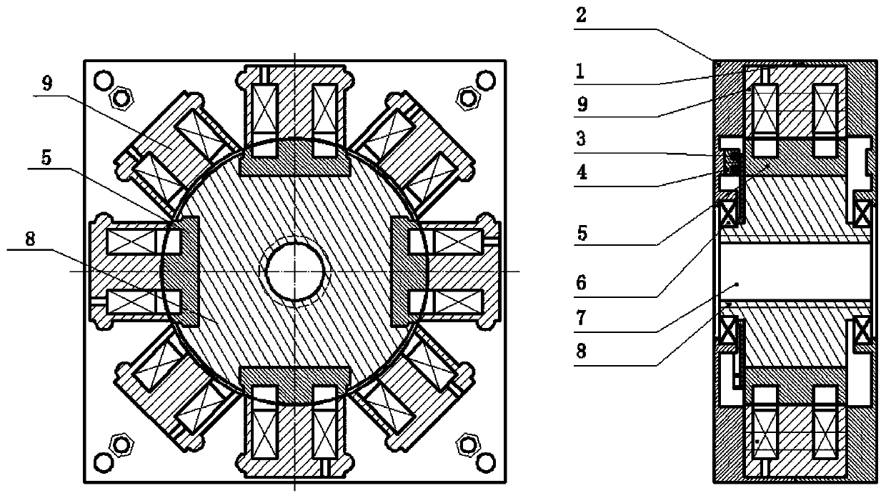 A switched reluctance motor module and motor