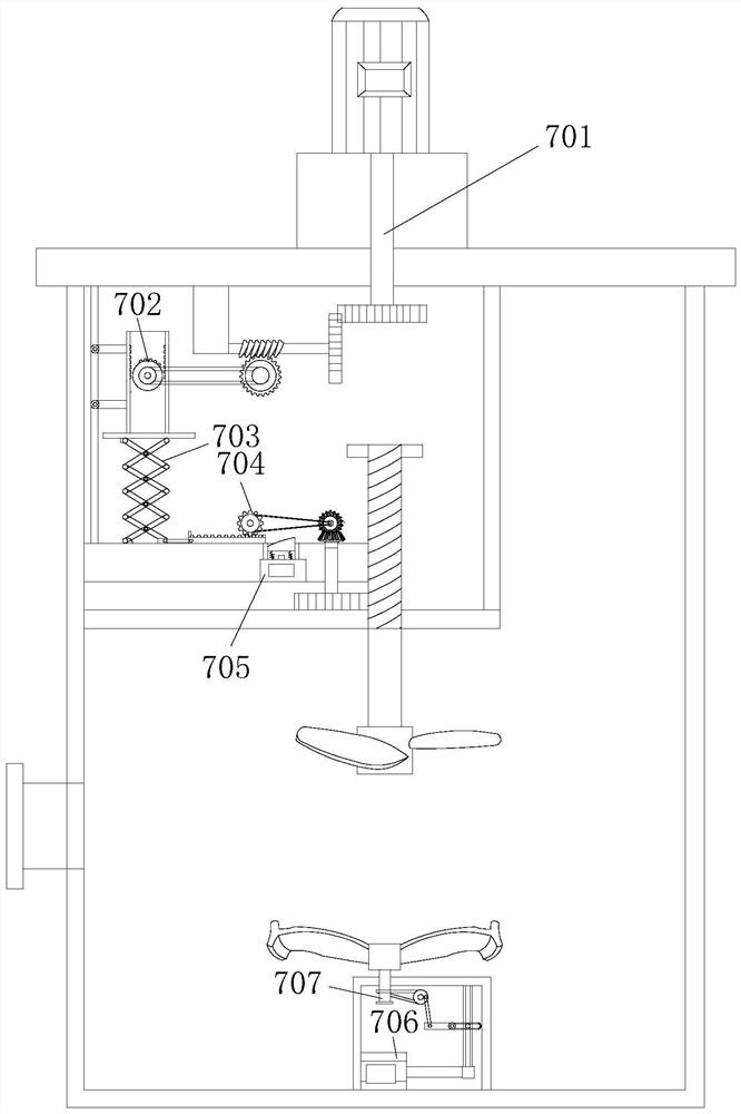 A wastewater stirring device for reducing industrial sewage discharge