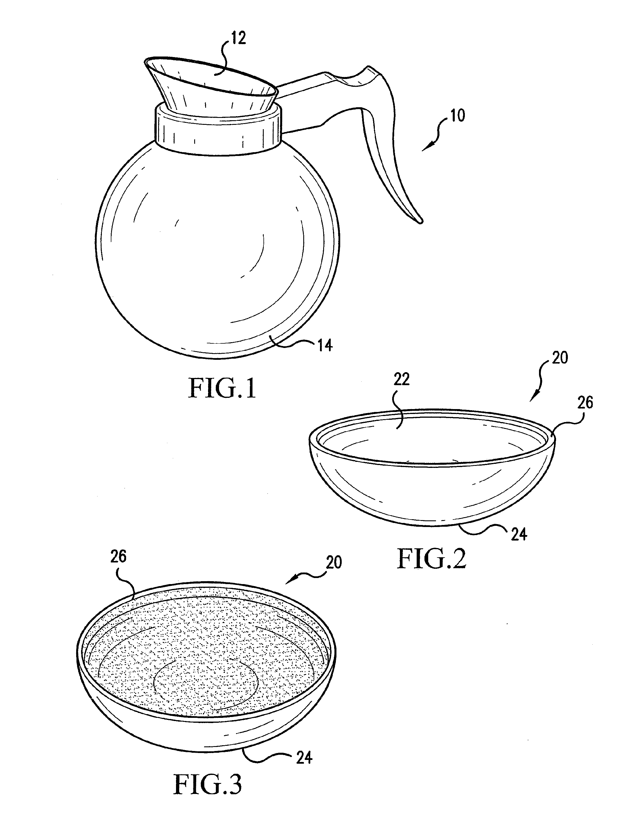 Radiant liquid heating container