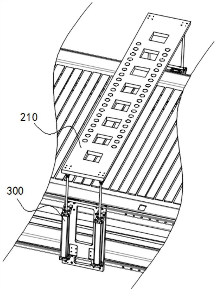 Conveying device for automatic boxing