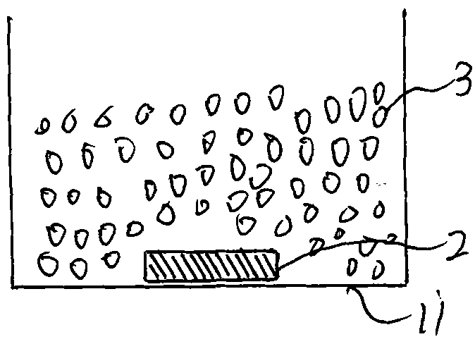 Method for casting crystal by seed crystal induction