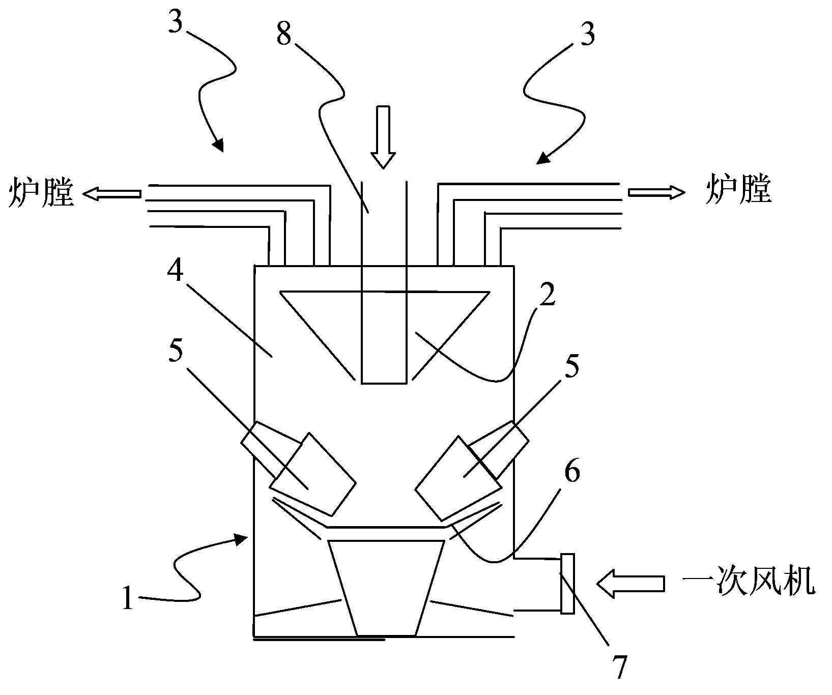 Method for detecting deflagration in coal mill outlet coal dust pipeline, and detection system thereof
