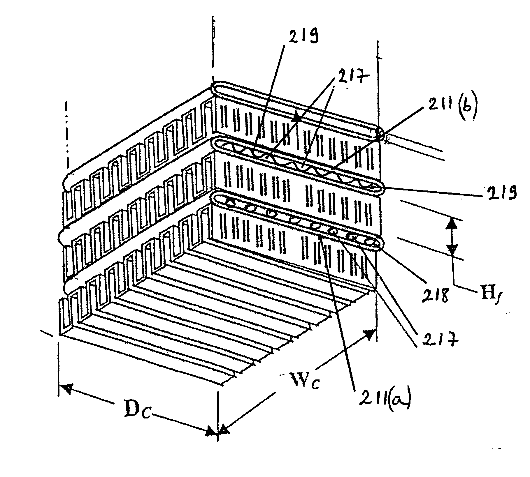 Aluminum heat exchanger and method of making thereof