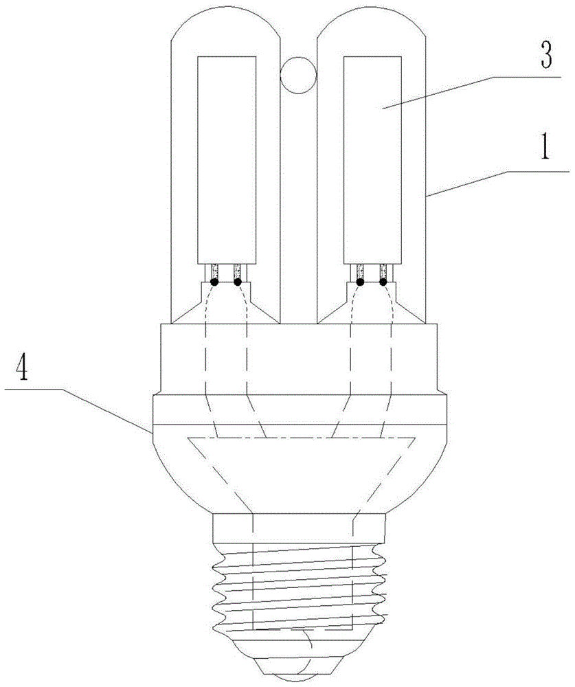 A light source module for an LED energy-saving lamp and an LED energy-saving lamp