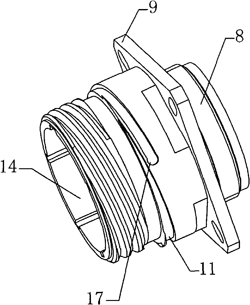 Connector for shakeproof threaded connection