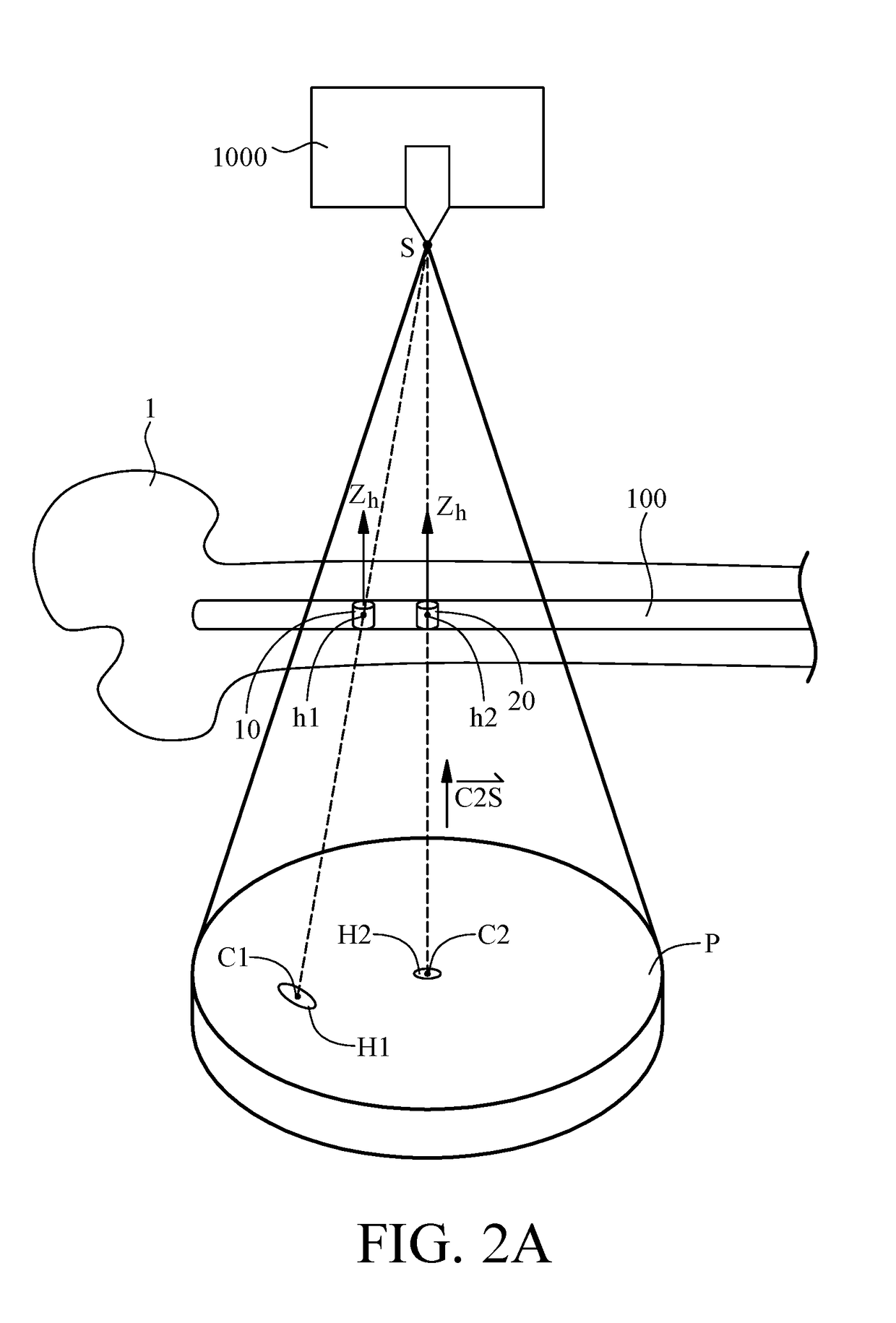Method of locating center position and axial direction of distal locking hole of intramedullary nail