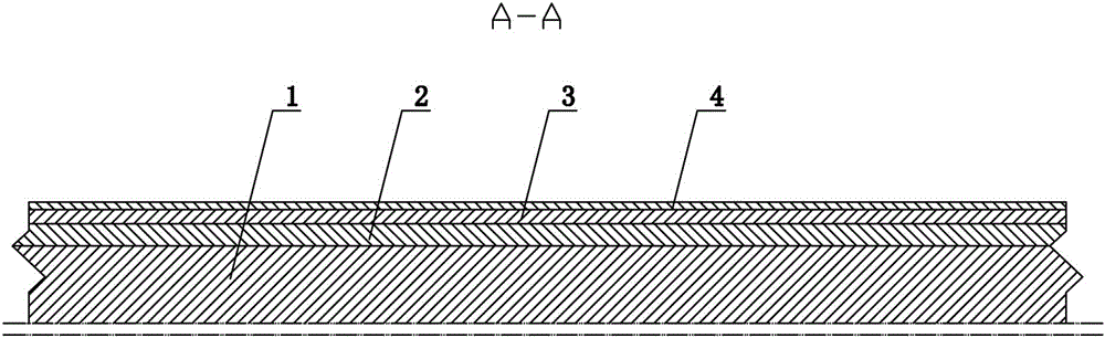 Aluminized steel fastener type scaffolding steel pipe and preparation method thereof