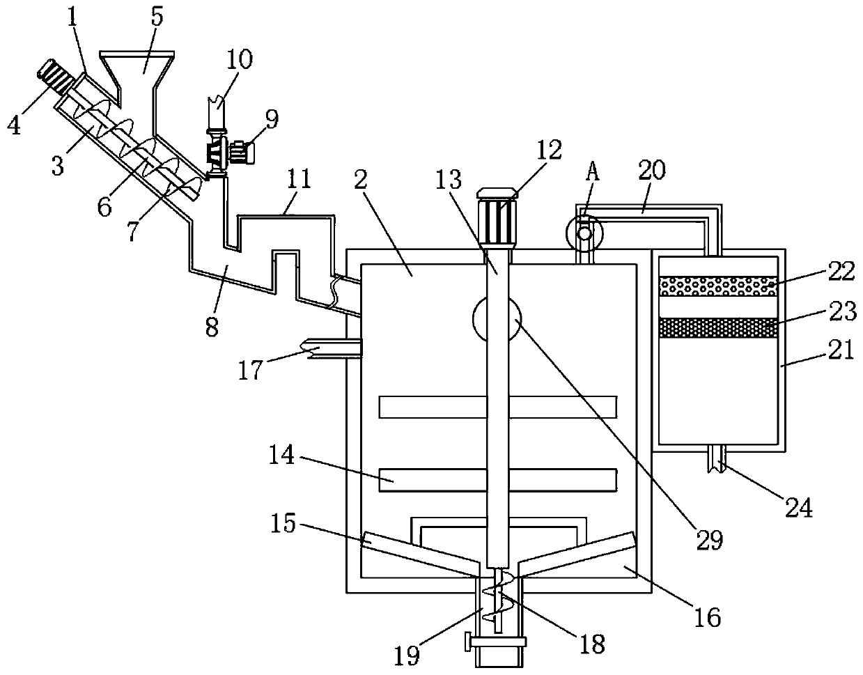 Kitchen and toilet waste methane generating device