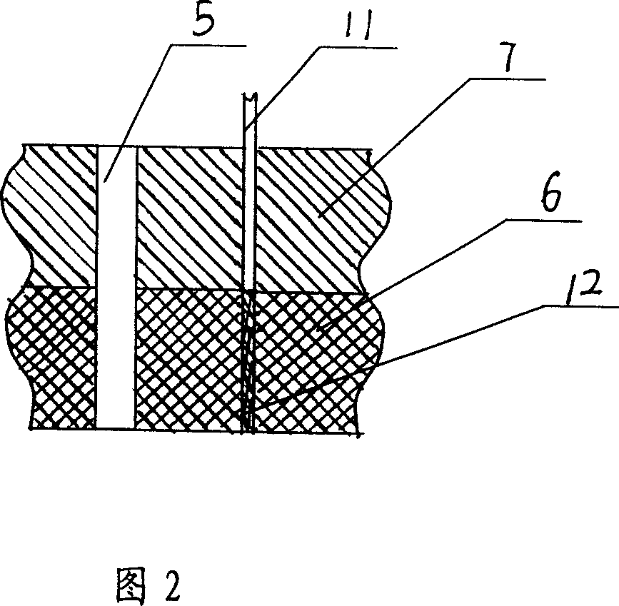 Column type membrane assembly and its producing method