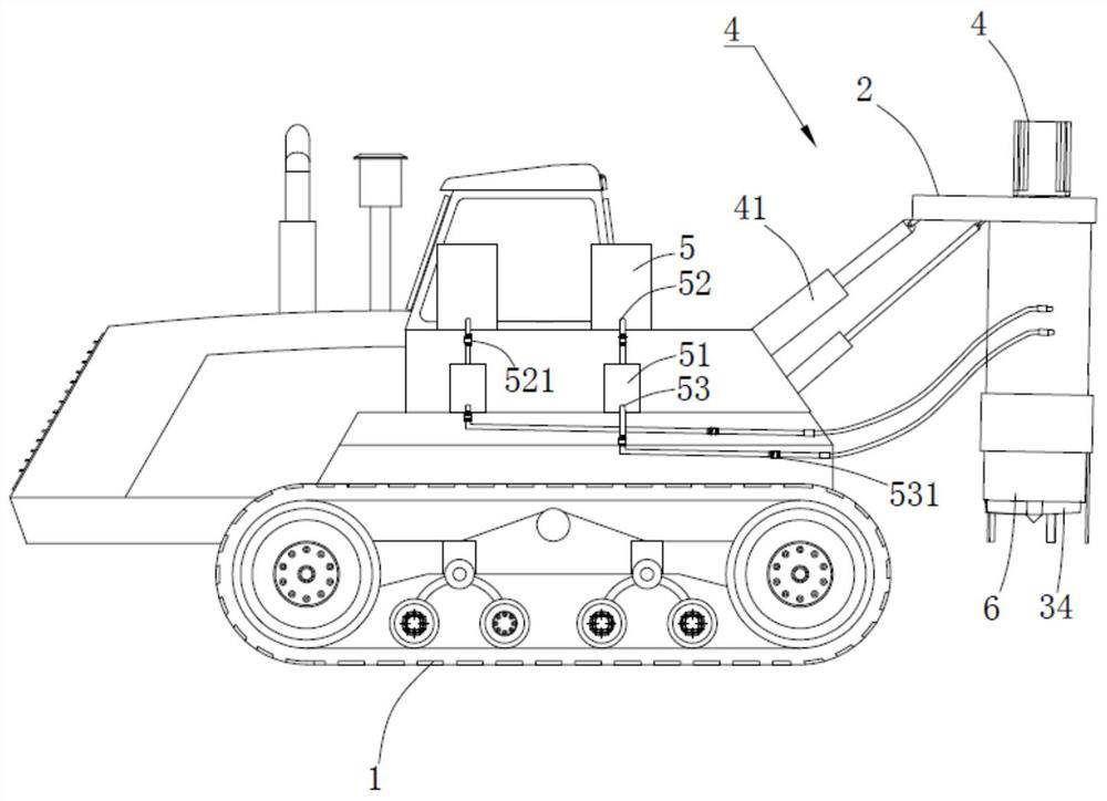 Automatic pit digging and soil making machine