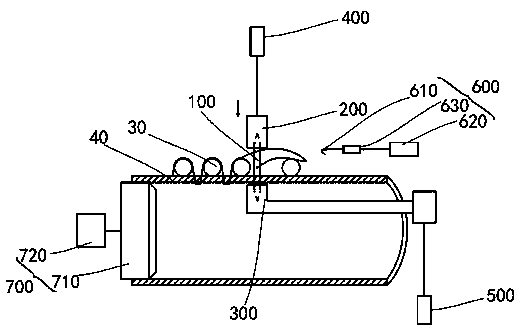 Suture equipment for insert and suture method of equipment