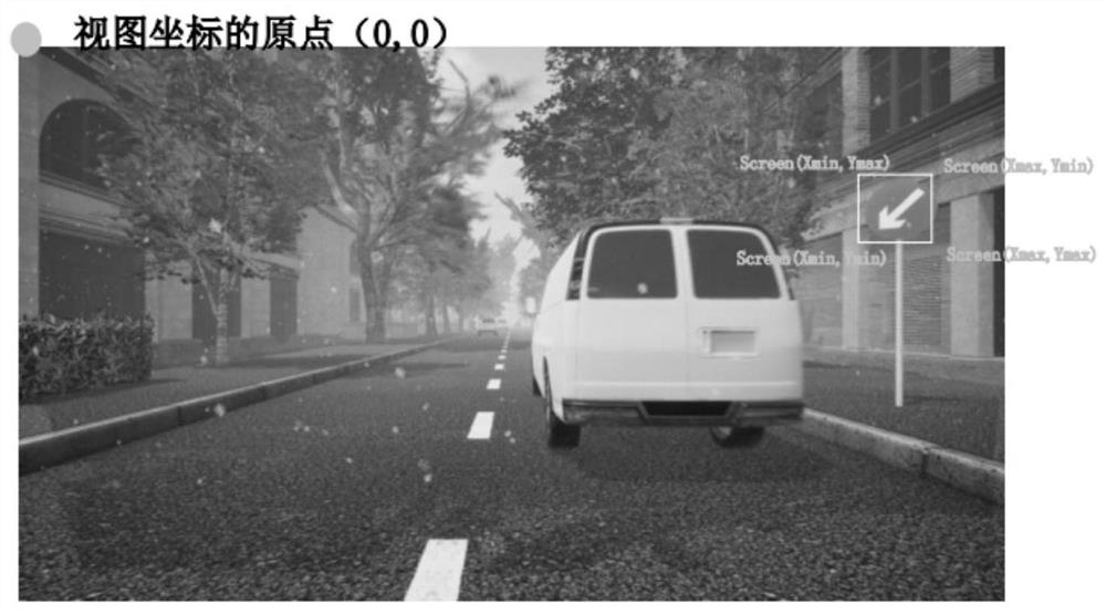 Target labeling method and device based on 3D virtual driving scene