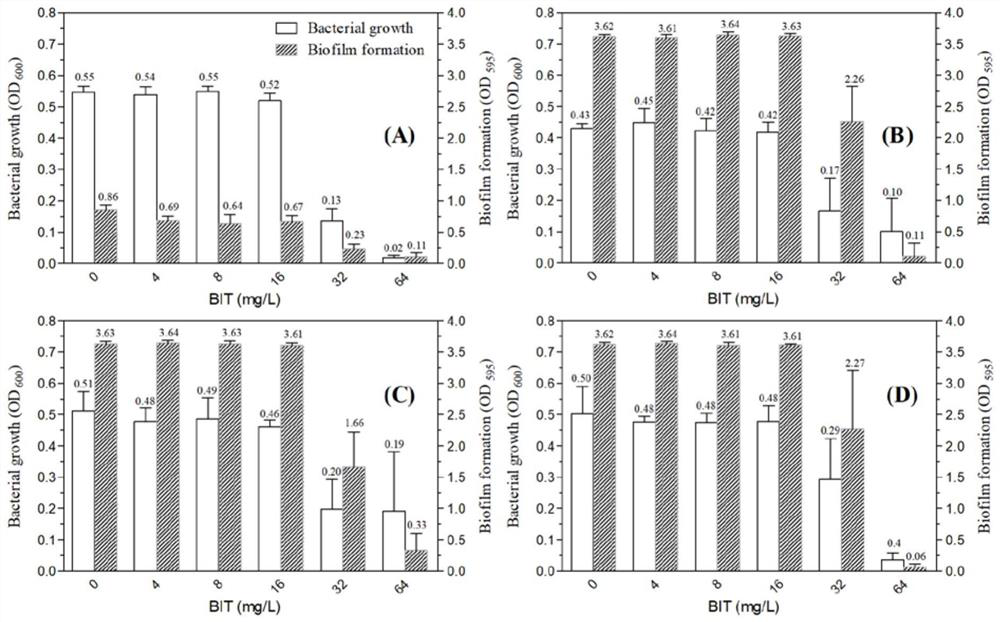 A kind of method for improving biofilm formation of Citrobacter welchii