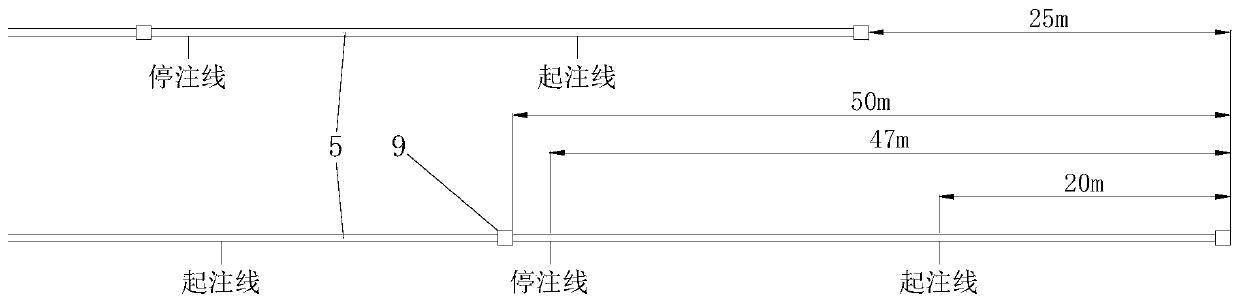 Flue gas displacement reinforced goaf gas extraction and goaf fire preventing and controlling method