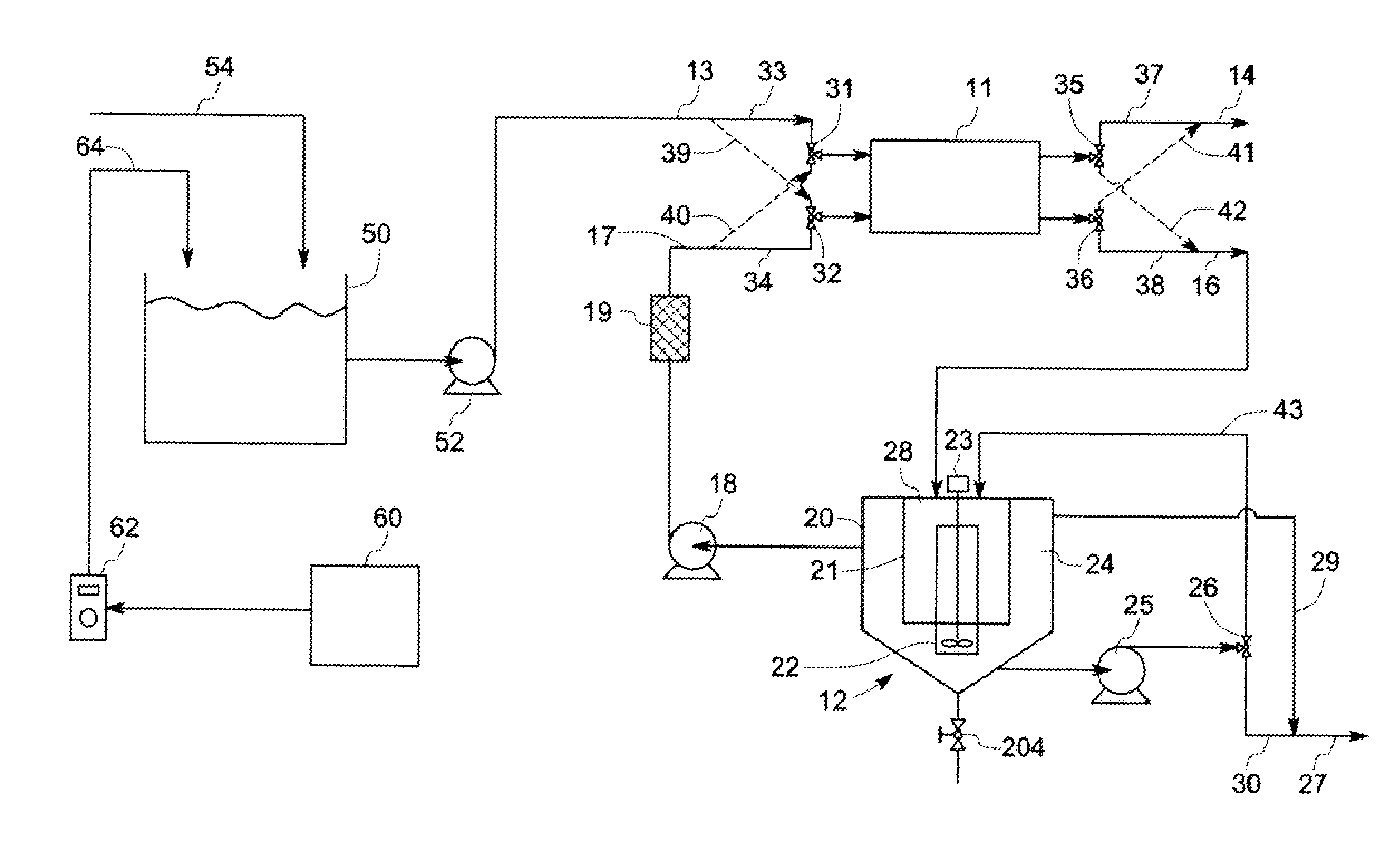 Water treatment device and method