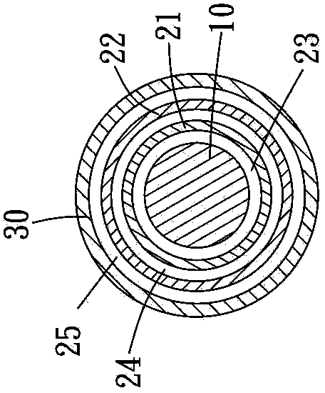 Wire for vehicle and method for preparing outer sleeve body of wire for vehicle