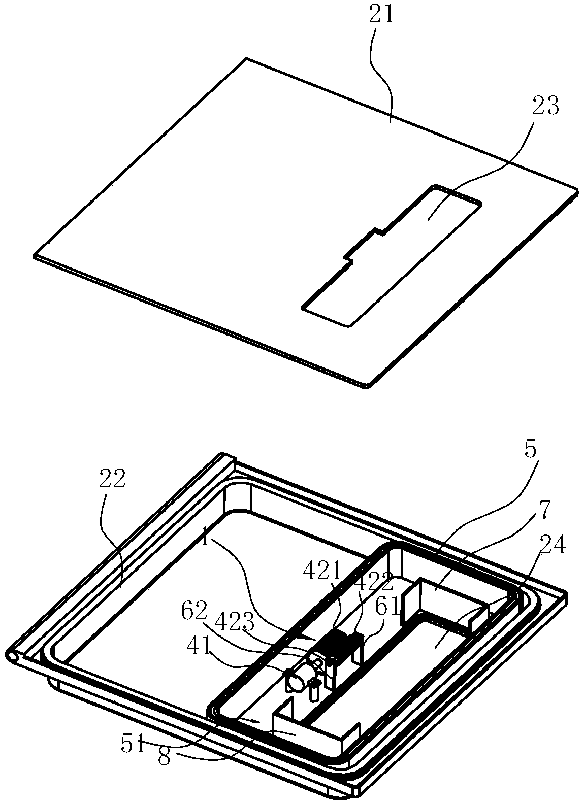 Sink-type cleaning machine