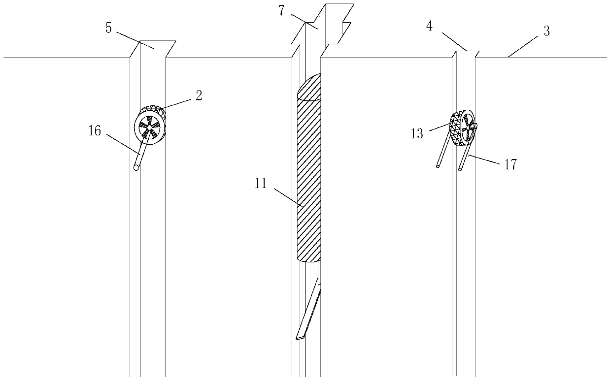 Three-stage energy dissipation ship chamber nested in ship lock chamber and ship lockage method