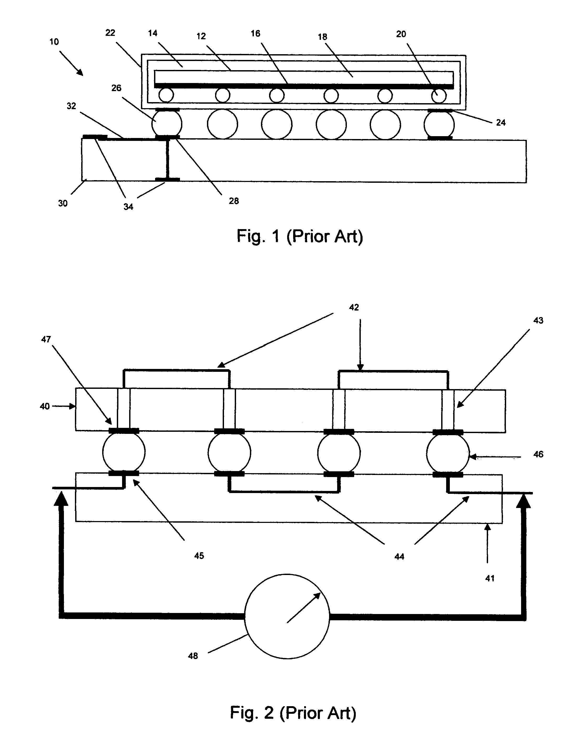 Method and resistive bridge circuit for the detection of solder-joint failures in a digital electronic package