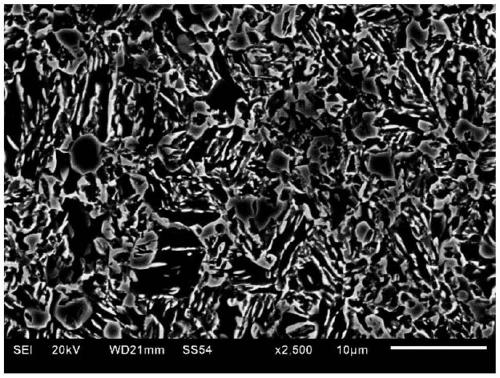 A heat treatment method for improving the morphology of residual austenite and improving the mechanical properties of trip steel