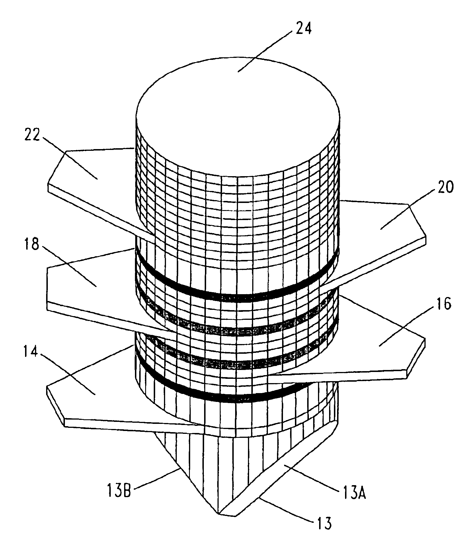 Vertical cavity surface emitting laser that uses intracavity degenerate four-wave mixing to produce phase-conjugated and distortion free collimated laser light