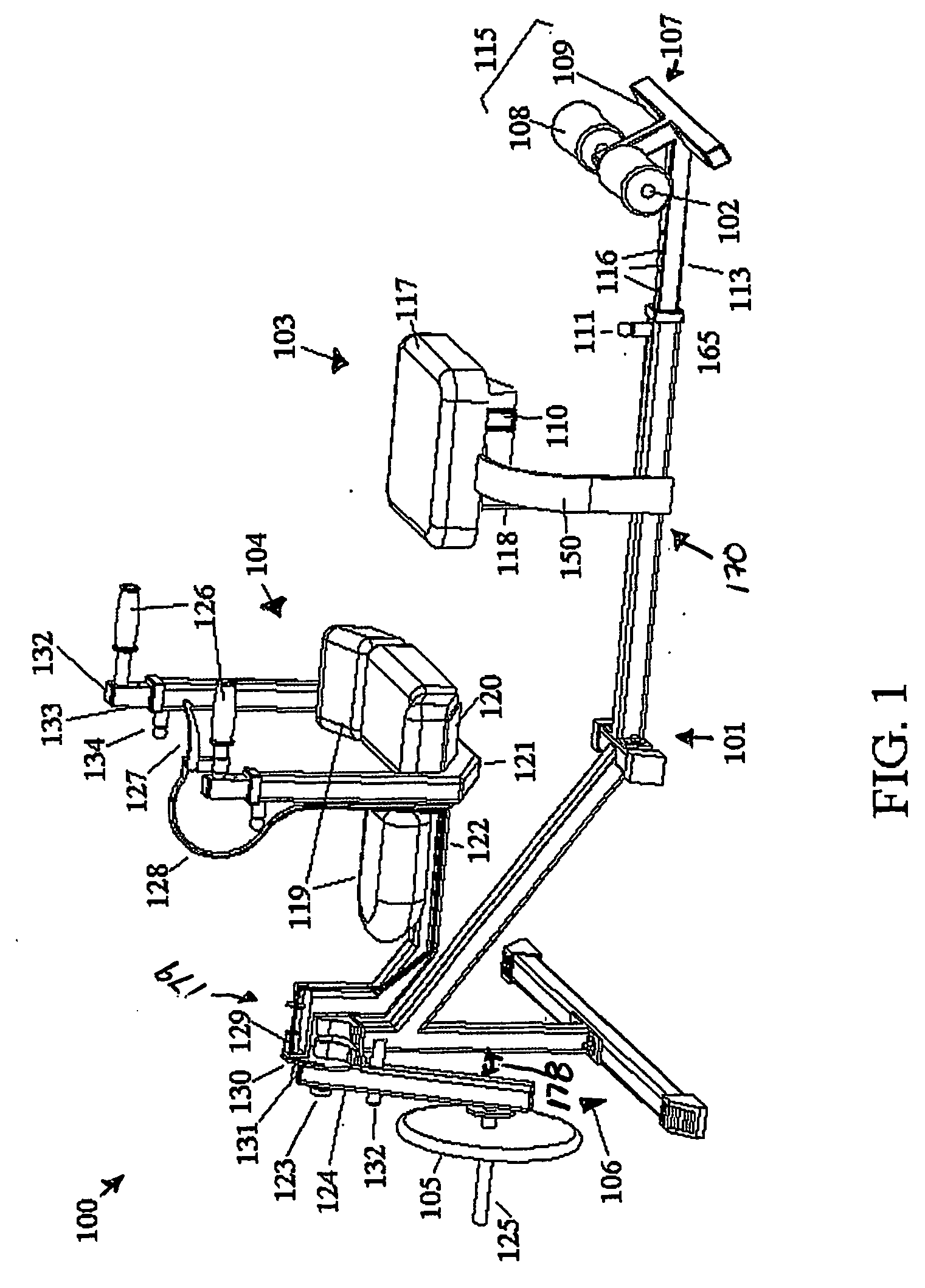 Rotary torso exercise bench