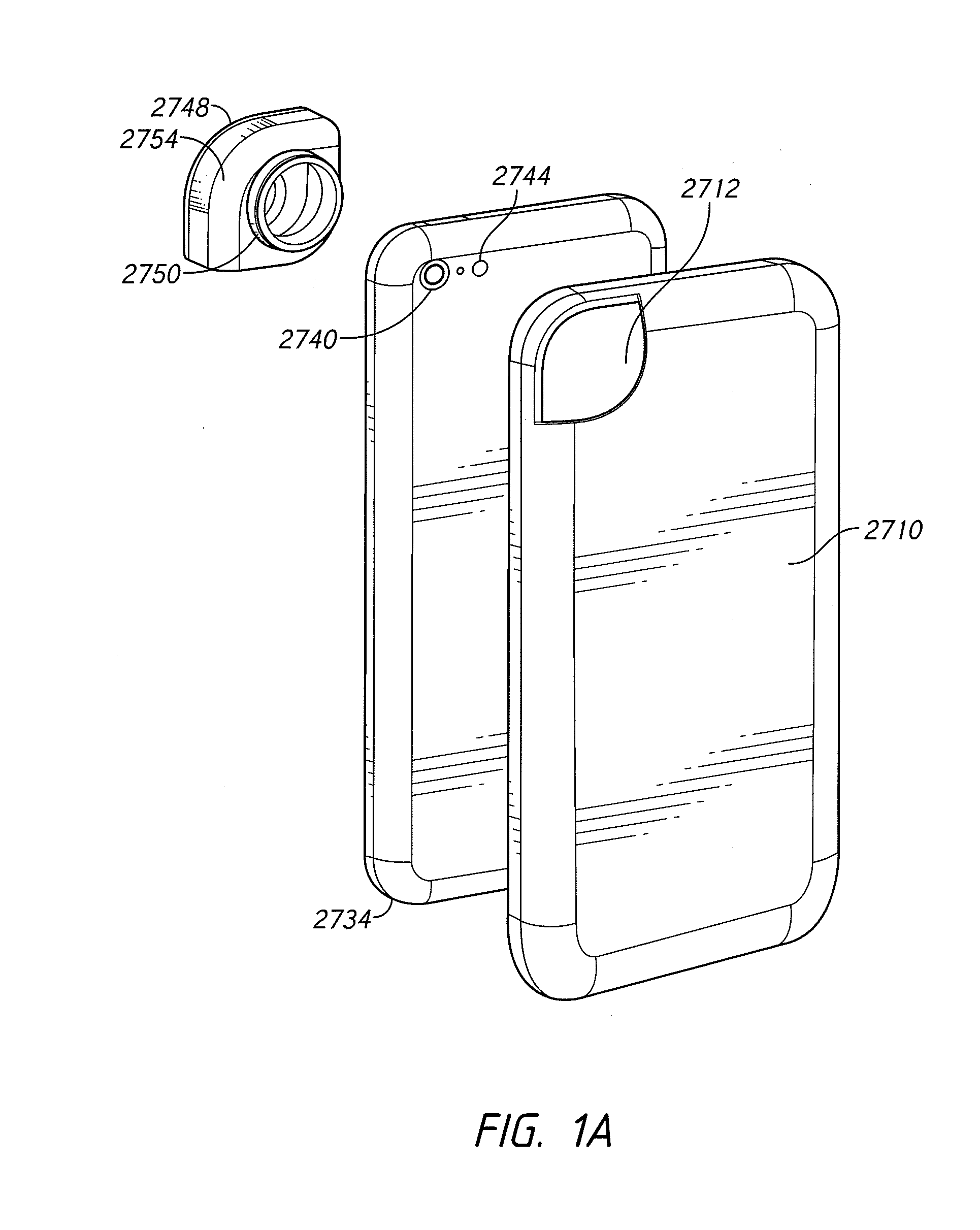 Cases for mobile electronic devices configured to receive auxiliary optical devices