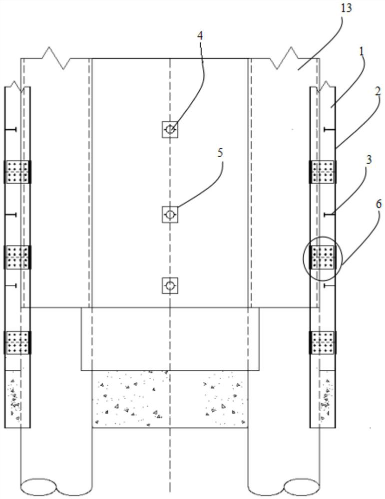 Deep water bare rock foundation construction device and method