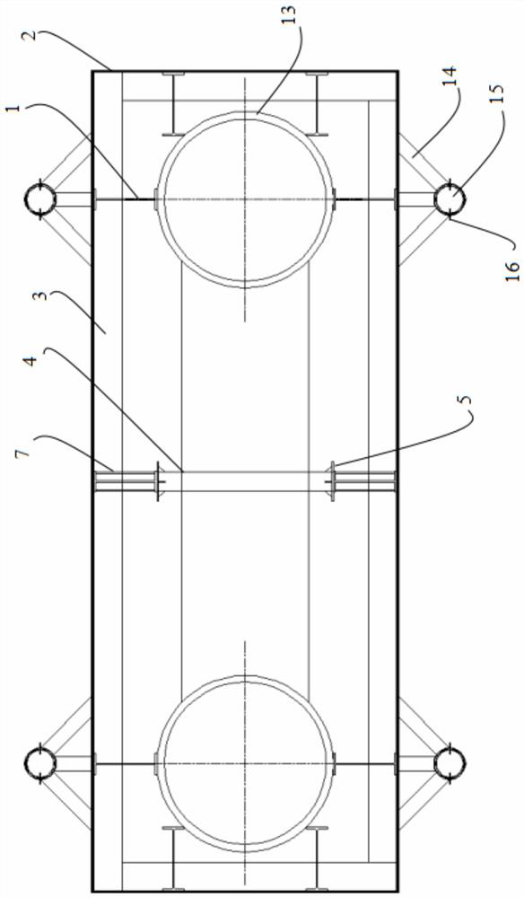 Deep water bare rock foundation construction device and method