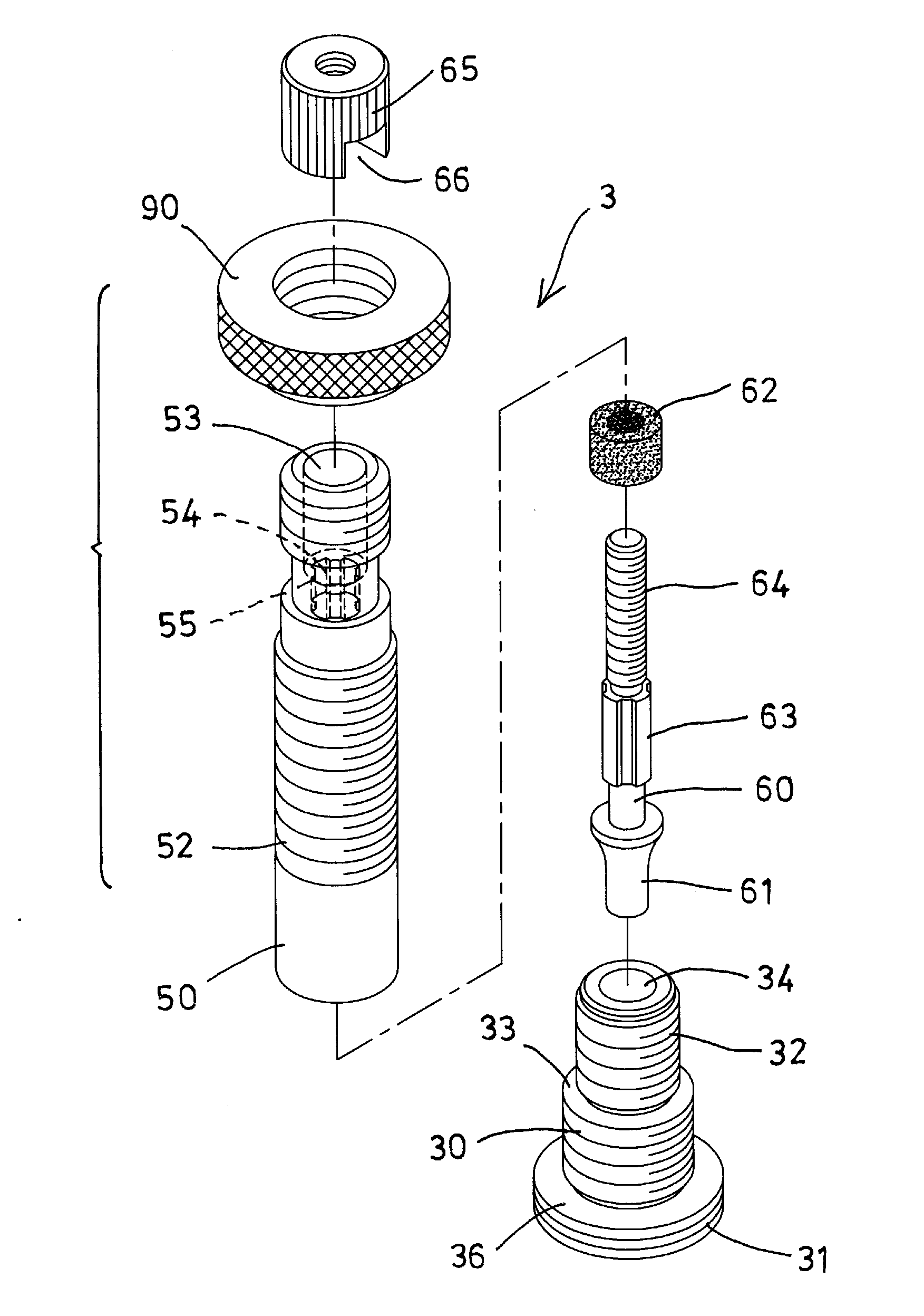 Valve device for tubeless tire