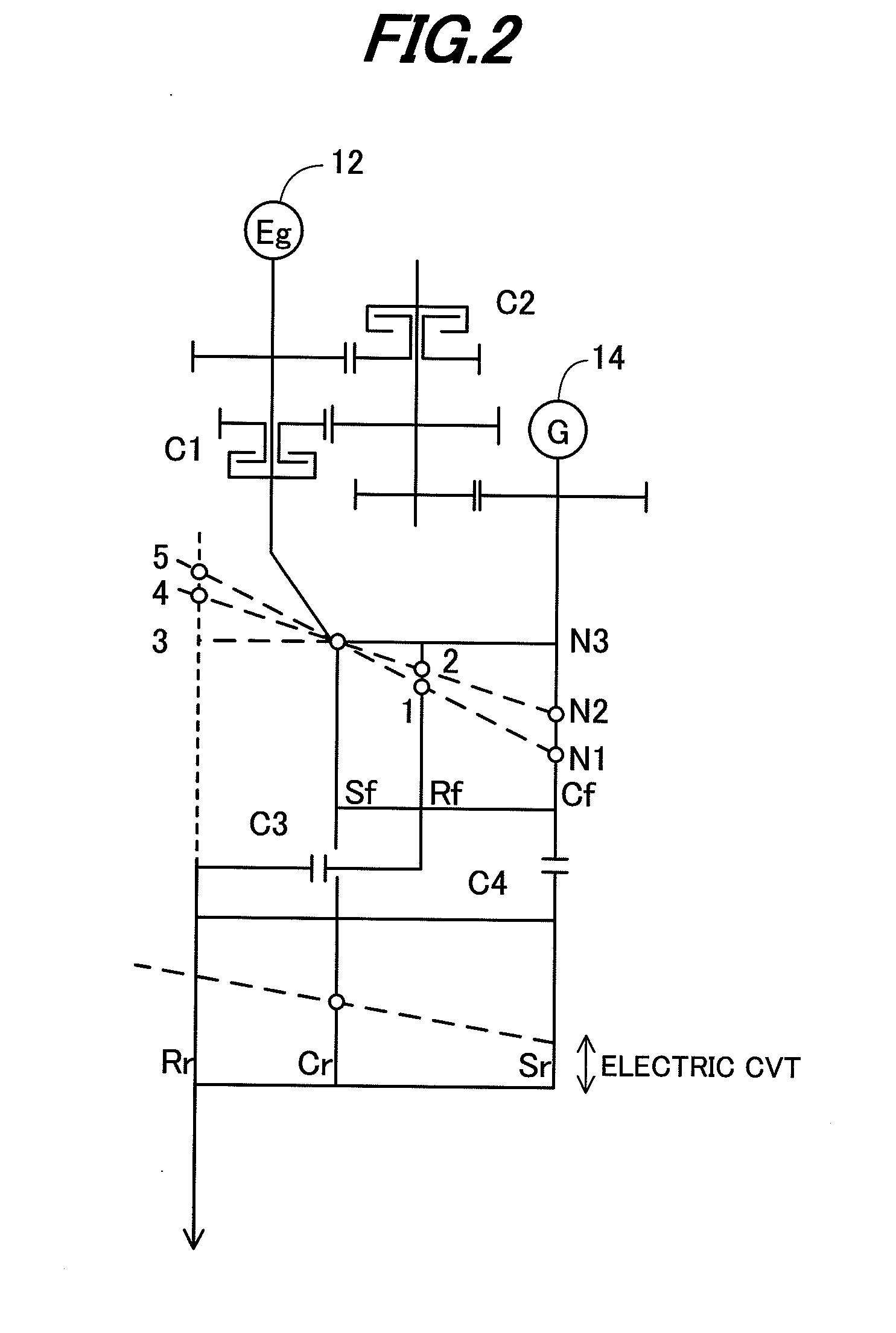 Driving apparatus for hybrid vehicle