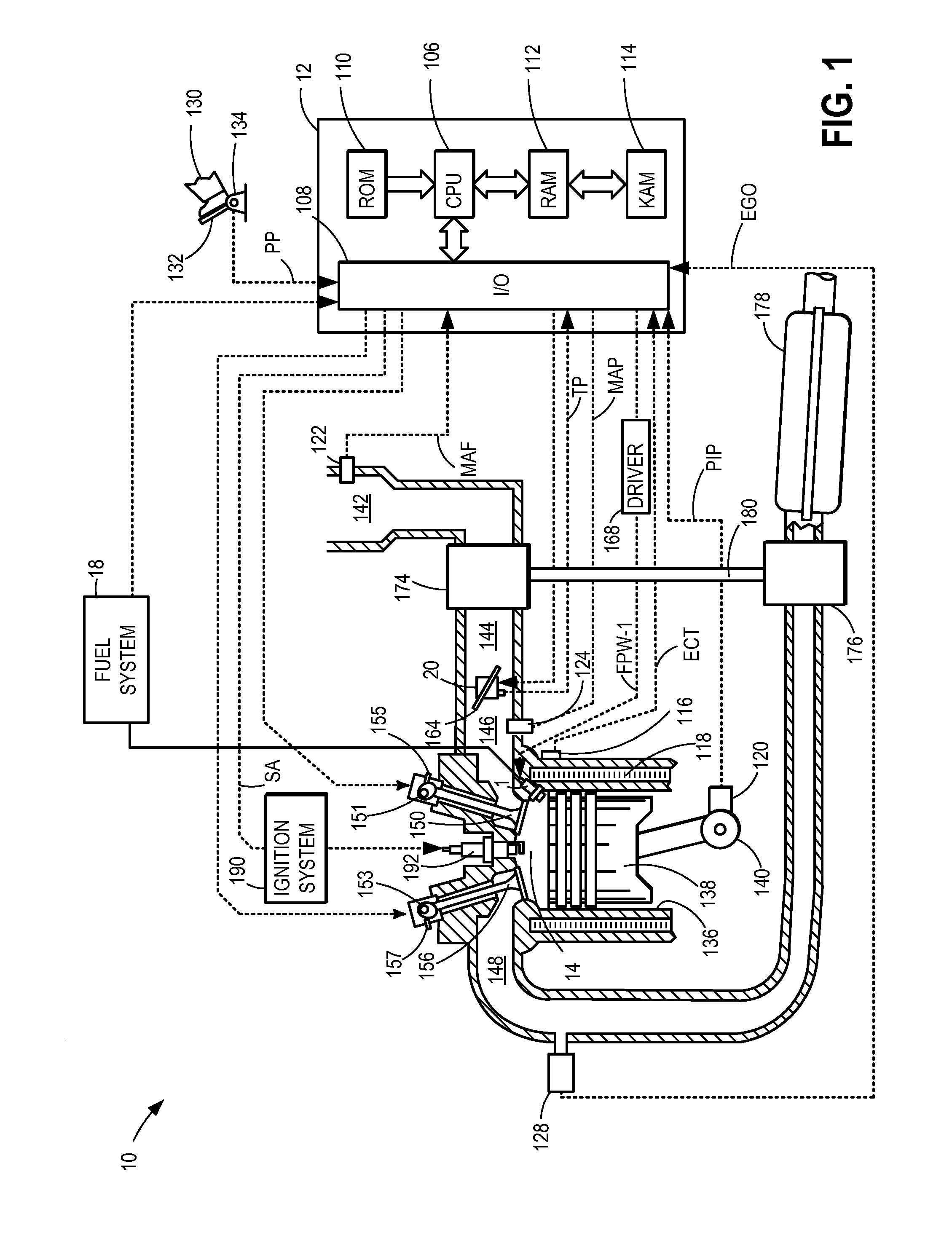 Applied-ignition internal combustion engine with catalytically coated injection device, and method for operating an internal combustion engine of said type