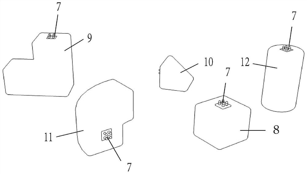 Cross game control method combining cross chess play and building block toys and three-dimensional chessboard