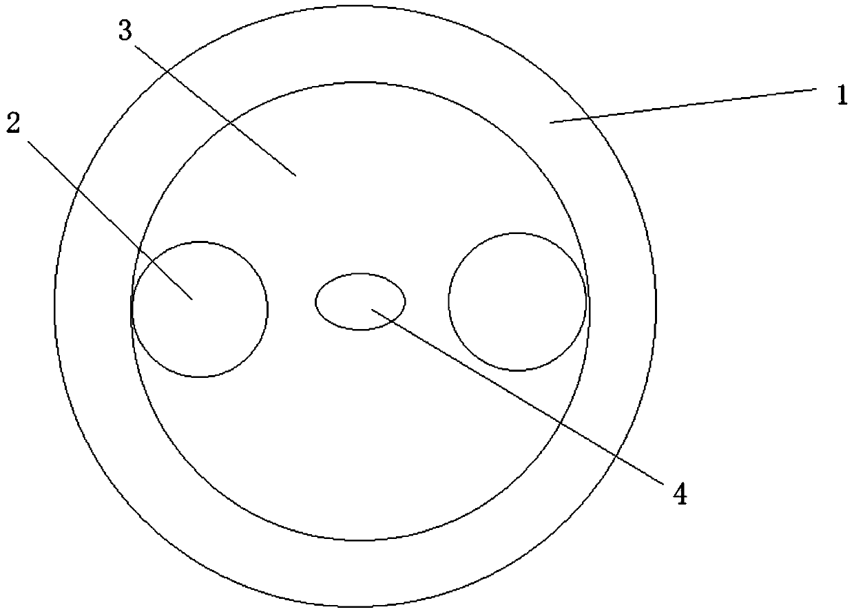 A kind of elliptical polarization maintaining optical fiber and its preparation method