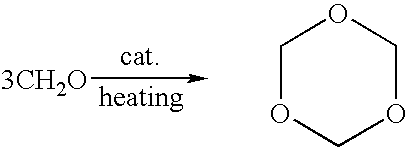 Method of synthesizing trioxymethylene from formaldehyde by the catalytic action of an ionic liquid