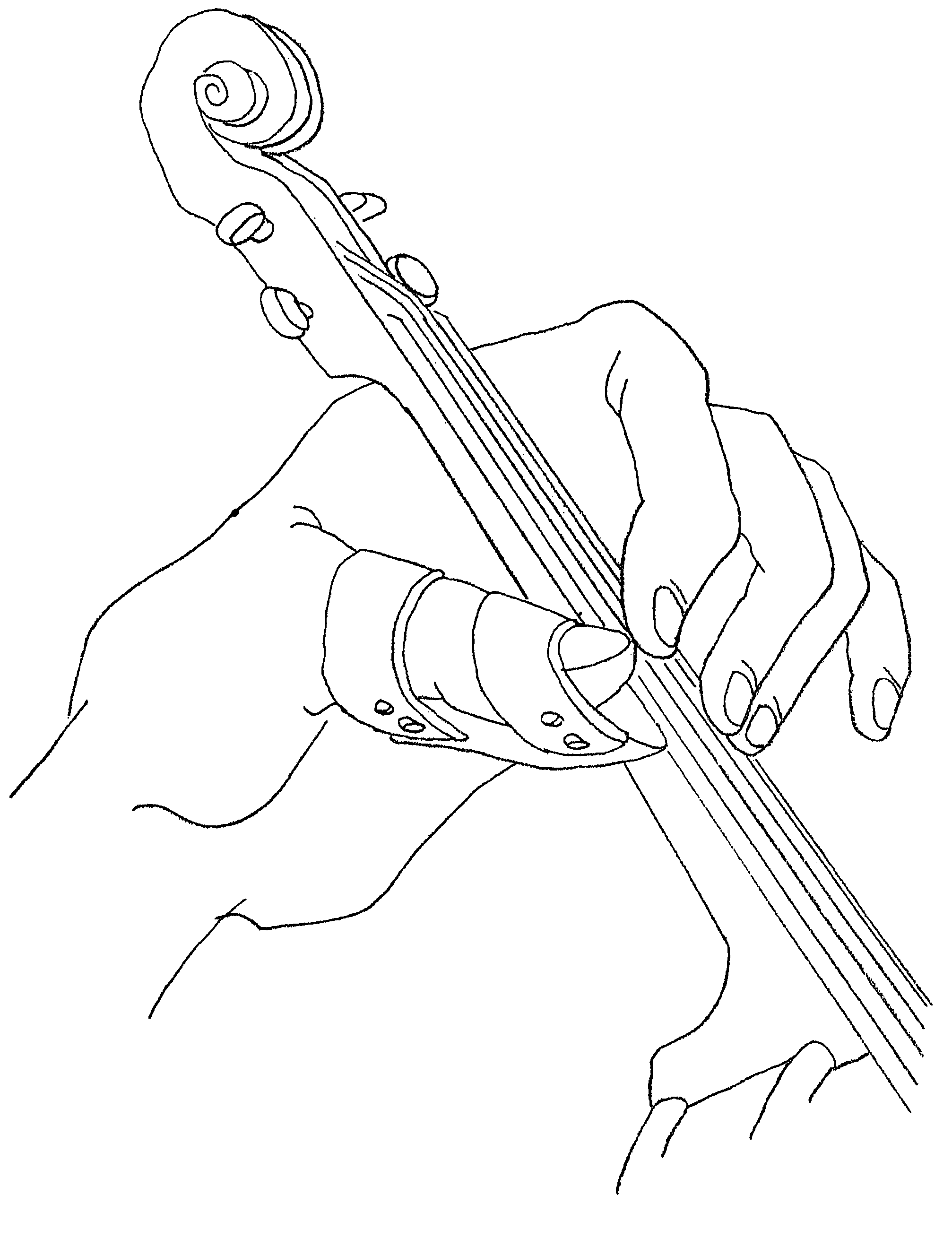 Violin thumb pad