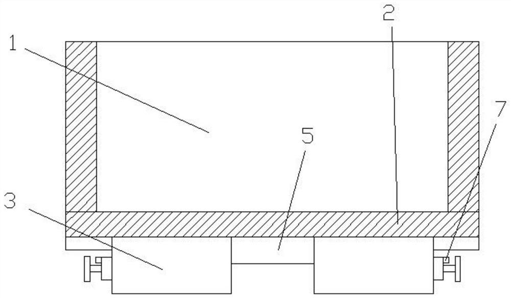 A truck load-bearing detection support device