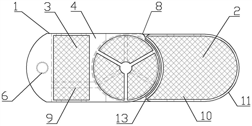 Combined porous interbody fusion cage and machining method